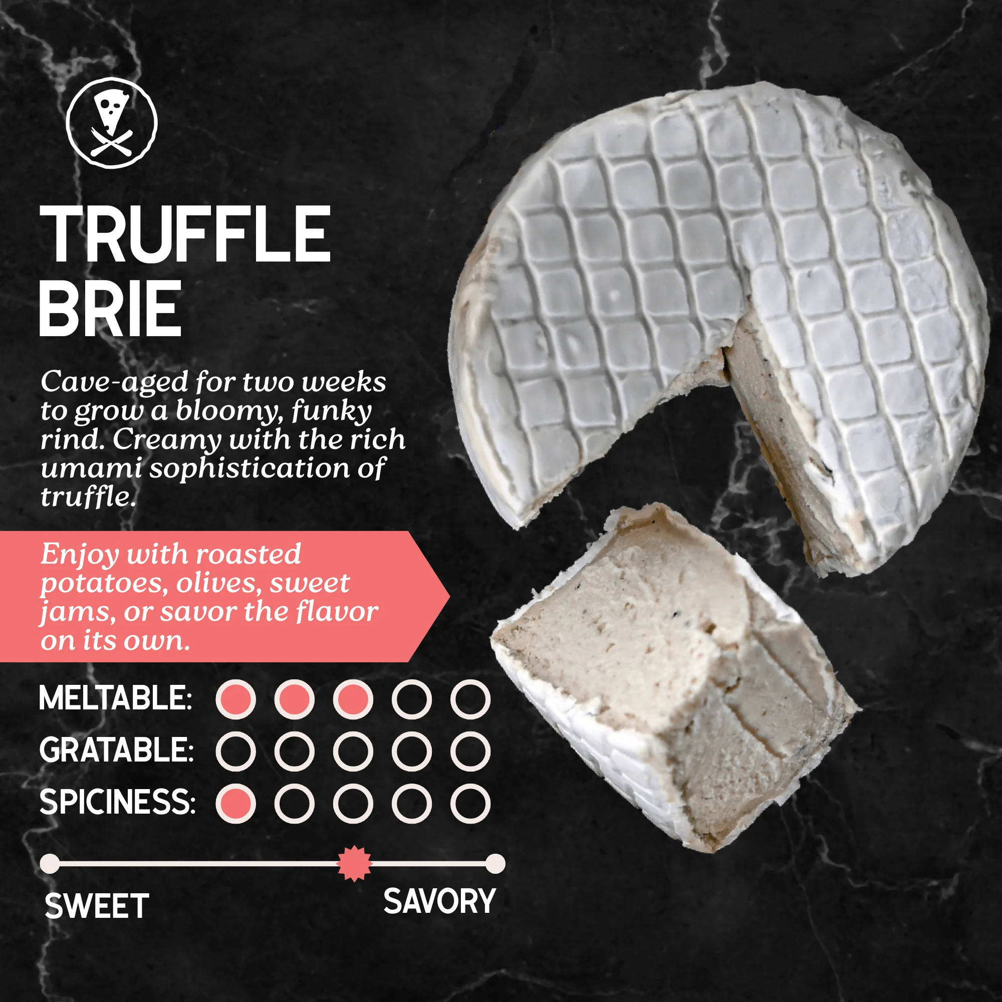 Cave-Aged Truffle Brie - Image 3